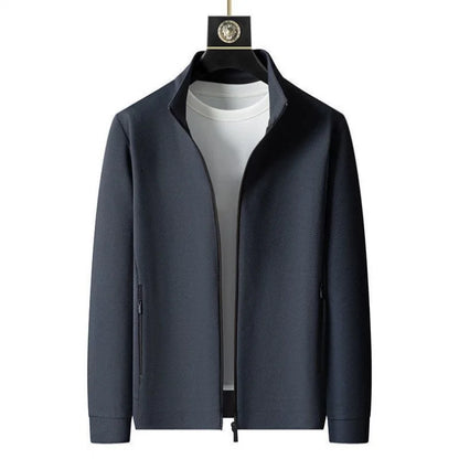 Spring and Autumn New Sportswear Suit Men's Casual Breathable High-end Jacket Trousers Stand-up Collar Zipper Open Mens Clothes
