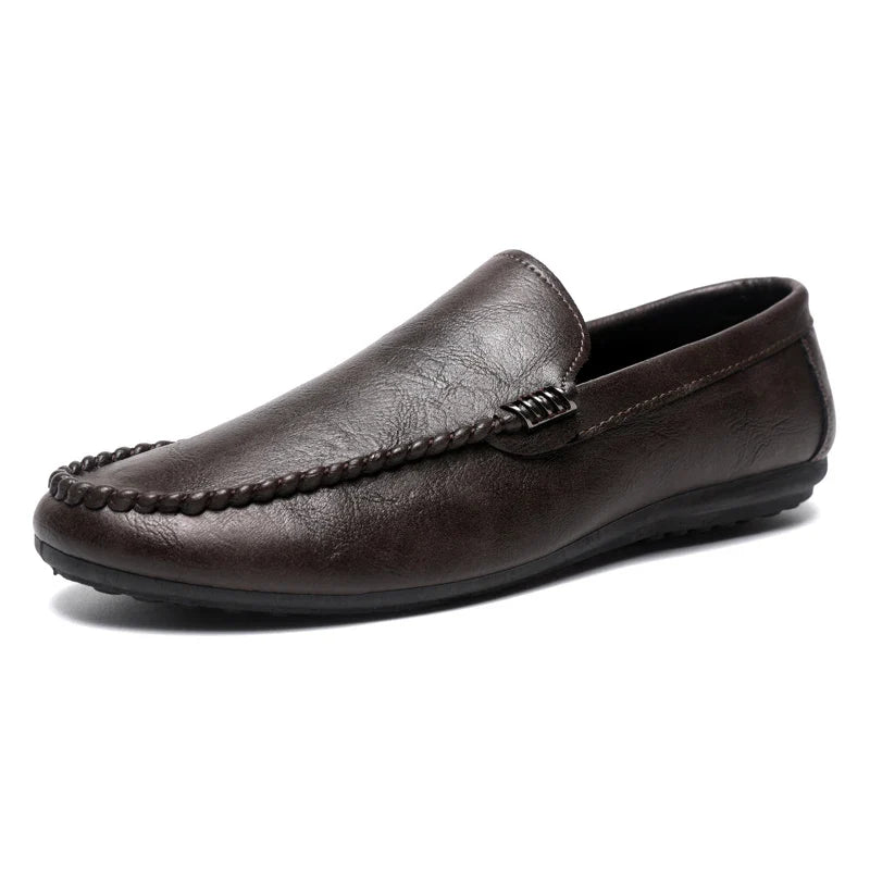 Genuine Leather Breathable Slip on Men Driving Shoes Luxury Brand Italian Men Loafers Men Casual Shoes Moccasins Chaussure Homme