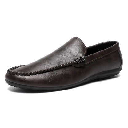 Genuine Leather Breathable Slip on Men Driving Shoes Luxury Brand Italian Men Loafers Men Casual Shoes Moccasins Chaussure Homme