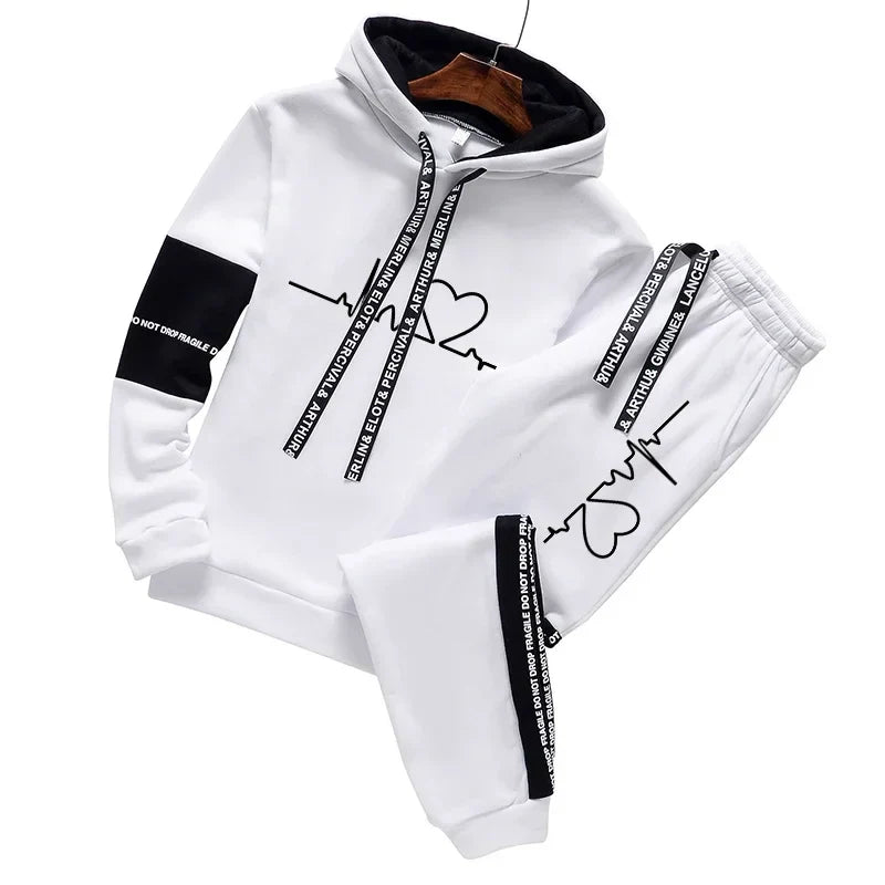 Hoodies Sportswear Sweatshirts for Men Comfortable Autumn Winter Sports Casual Fashion Versatile Sweatpants Daily Dressing Men's