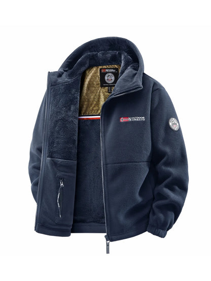 Jaqueta Masculina de Outono e Inverno com Capuz, Adequada para Uso Diário em Casa, para Viagens, Festas, Deslocamentos, Moda Versátil ao Ar Livre, Realça o Temperamento, Roupa Urbana, Roupa de Viagem.