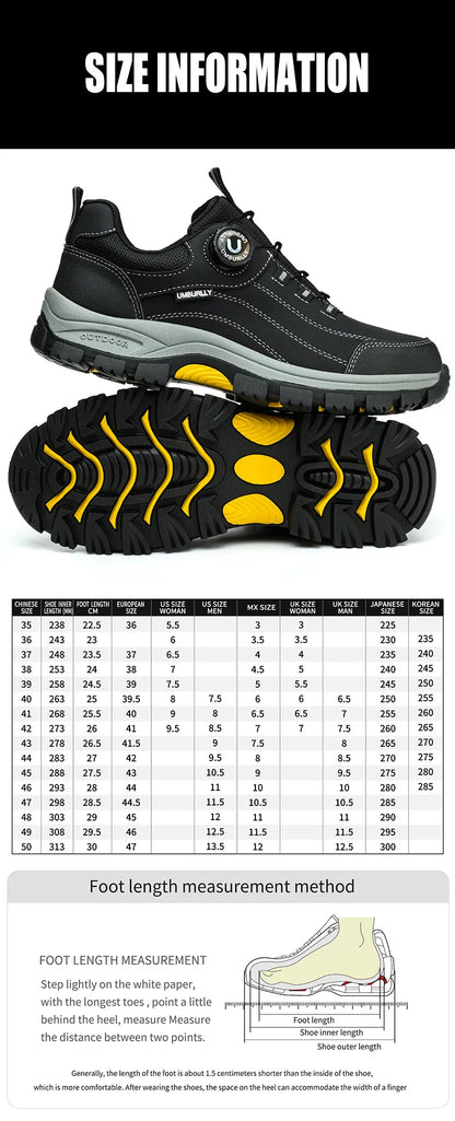 Men's Steel Head Safety Shoes Puncture And Smash Resistant Lightweight Sole Breathable Upper for Outdoor Workshop Work Shoes