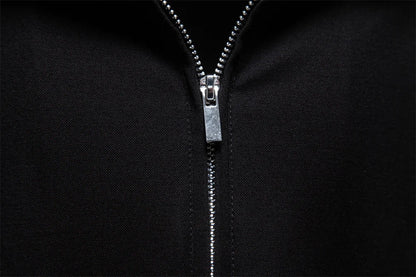 Men's Lightweight Breathable Polo Shirt Half Zipper Collar Solid Color Casual Summer Fashion Top