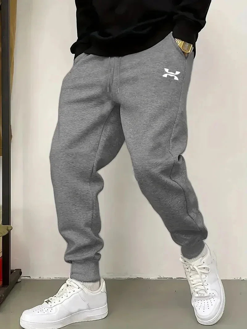 2026 Autumn/Winter New Men's Sportswear Pants, Outdoor Thickened Jogging Pants, Fashionable Men's and Women's Casual Pants