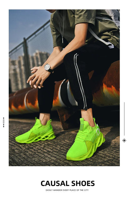 Tênis Masculino de Malha Respirável Casual Sapatos Masculinos Unissex Leve Macio Sola Grossa Buraco Sapatos de Casal Tênis Atlético Sapatos Femininos