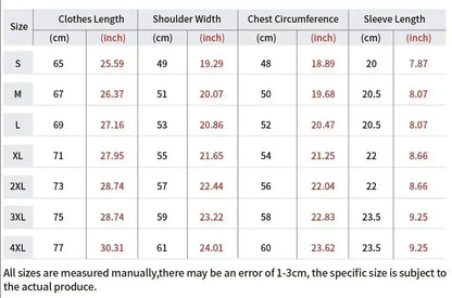 Printed T-Shirt Men's and Women's Summer New Fashion Cotton Short Sleeve Top