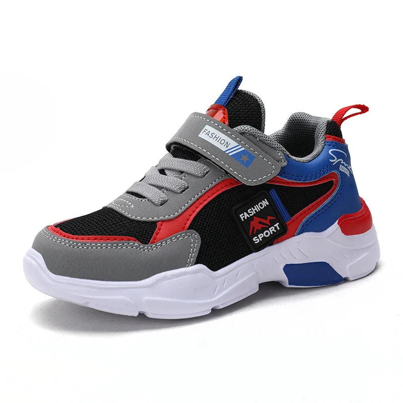 Kids Mesh Running Shoes Fashion Youngsters Teens Casual Walking Students Sneakers Breathable Soft Children Outdoor Sports Tennis