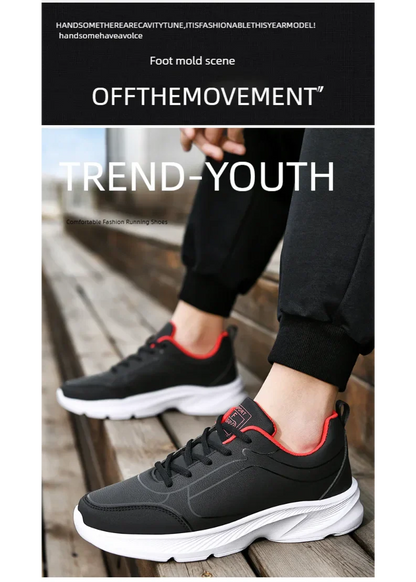Road Running Shoes Unisex Waterproof Running Shoes Comfortable Athletic Shoes Waterproof and Slip-Resistant Travel Shoes