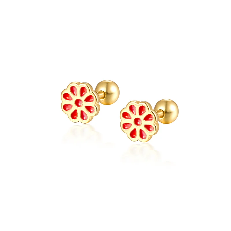925 Sterling Silver Fashion Love Butterfly Romantic Star Crown Screw Stud Earrings for Women Ear Bone Piercing Jewelry