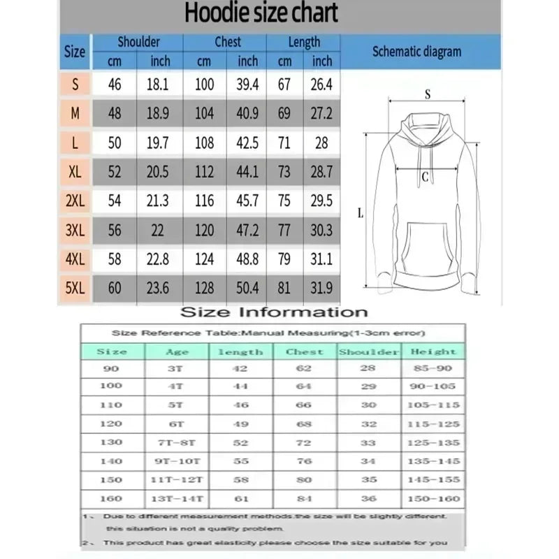 Anime Mewtwo Co Branded Hoodie  Spring/Autumn New Street Hip Hop Men's and Women's Daily Casual Parent Child Top