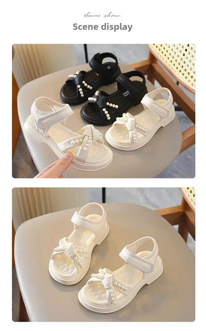 Children's Sandals Summer 2025 New Arrival Soft Bottom Slippers For Medium To Large Kids Women's Fashionable Beach Shoes