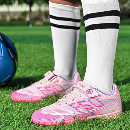 New Kid Match Boys Football Boots Professional Non-Slip Sneakers Match Soccer Shoes Sports Shoes Outdoor Comfortable Unisex