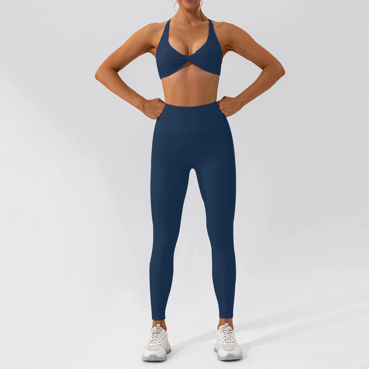 Summer 2PCS Yoga Suit Sports Set Women Quick-Dry Gym Set Women Tracksuit Running Workout Long Sleeve Sports Shirt Yoga Clothing