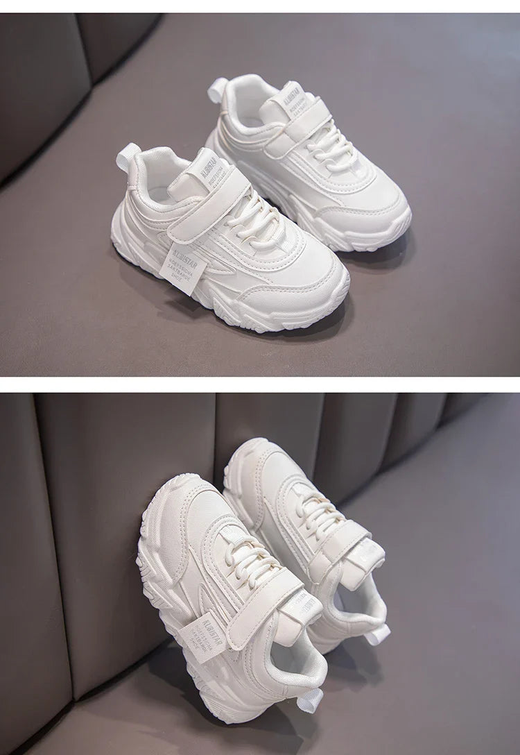 2024 Autumn New Kids Sneakers Children Casual Sneakers for Boys Girls Classic Soft Anti-skid Fashion Sports Running Shoes Tide