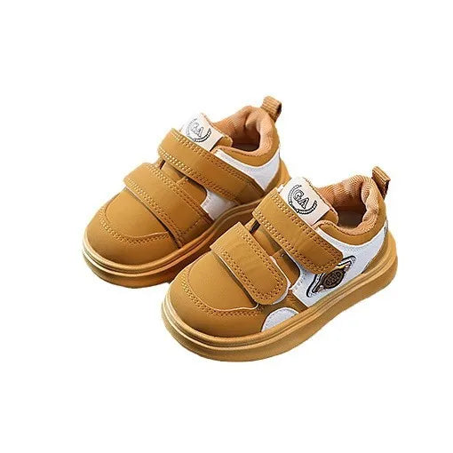 Autumn Winter New Children's Sports Shoes Boys' High Top Board Shoes Girls' Little White Fashion Children's Basketball Shoes