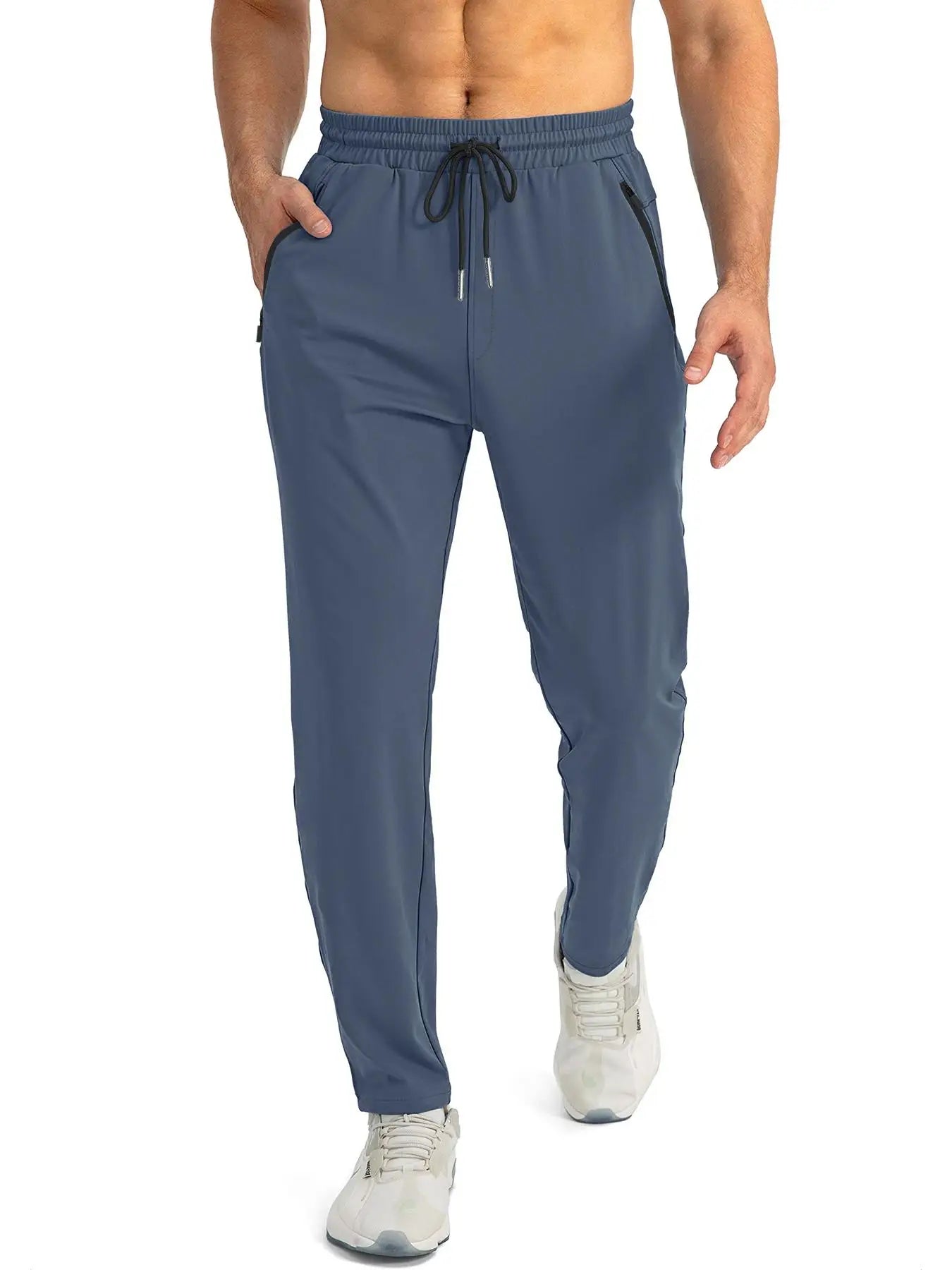 Men's Lightweight Quick Dry Sport Pants with Elastic Waist Outdoor Gym Workout Running Jogger Athletic Sweatpants Quality