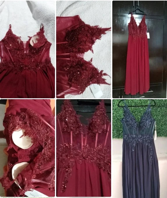 New Spaghetti Straps Evening Dress Mermaid Dress Beaded Appliques Wedding Dress Illusion Prom Gowns Formal Party Vestido De Gala