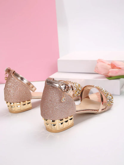 Fashion Women's Sandals Gold and Silver Low Heel Casual Shoes Women Open Toe Summer Light Fashion Women's Shoes