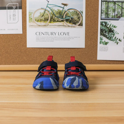 Baby Camouflage Sandals Boys Anti-kick Anti-slip Sport Sandals Girls Breathable Mesh Sandals