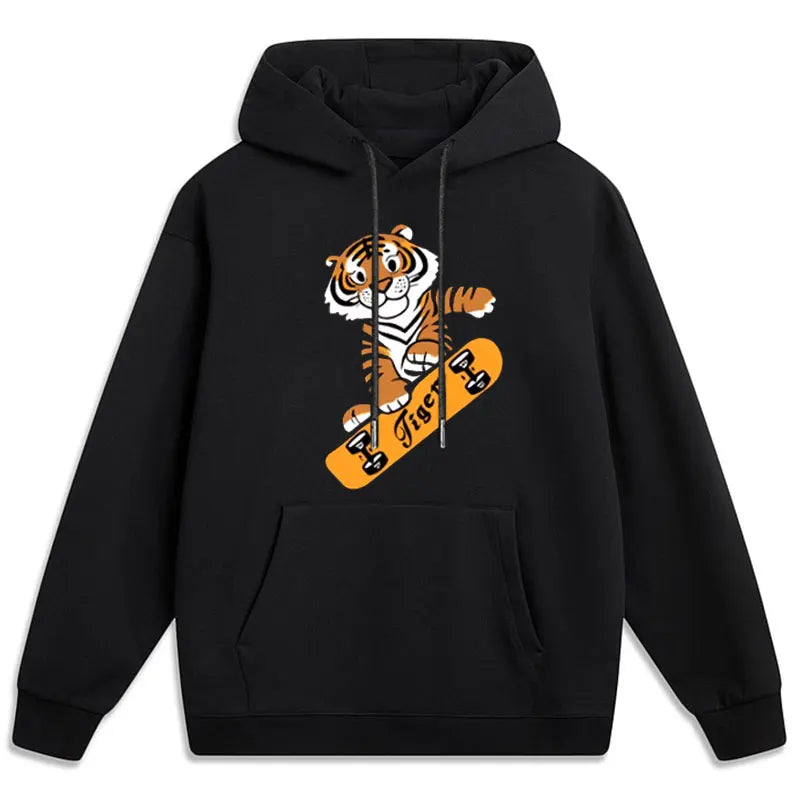 Men's Plus Size Sweatshirt 110-185KG Comfortable Cotton Casual Hoodies Autumn Winter Daily Outdoor Travel Tops Male Clothing