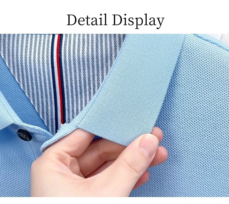 High end brand 100% cotton short sleeve polo shirt men luxur pony embroidery comfort breathable fashion T-shirt summer new top