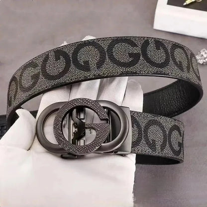 New Genuine Leather Business Fashion Luxury Brand Top Men's Belt Multifunctional Party Belt for Men with Jeans