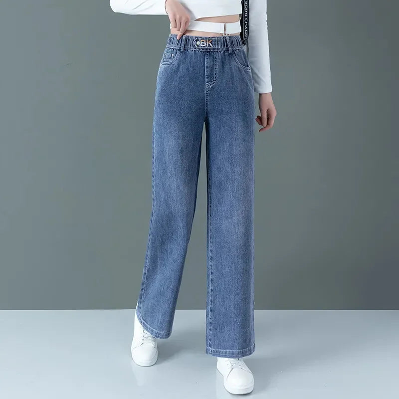 Women's clothing Spring Autumn New Loose Straight leg Pants