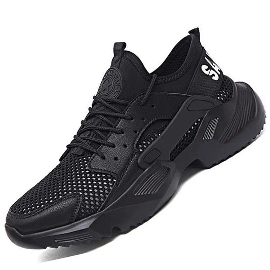New Men's Summer Safety Work Shoes - Lightweight Soft Breathable Steel Toe Anti-Smash Anti-Puncture Footwear