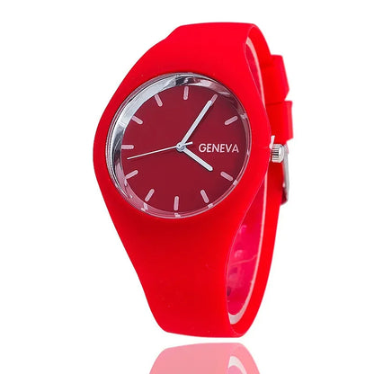 Women's Watches Famous Brand Quartz Watch Women Fashion Casual Sports Silicone Wristwatch Hot Kobiet Zegarka
