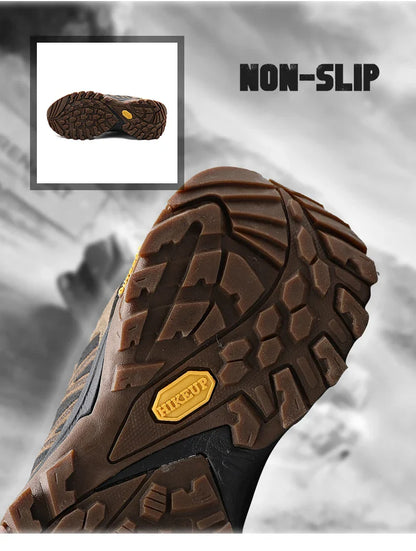 New Arrival Mens Hiking Shoes Breathable Lace Up Trekking Male Cushioning Outdoor Climbing Tourism Sneakers for Men