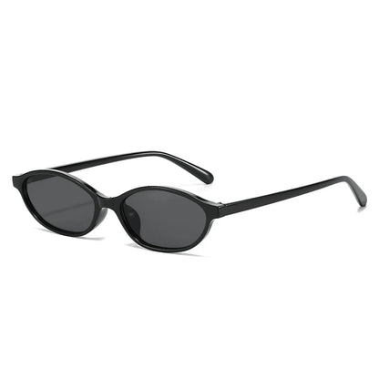 2025 Women's Leopard Brown Sunglasses Fashion Brand Small Frame Sun Glasses Ladies Retro Oval Eyewear Shade Oculus De Sol
