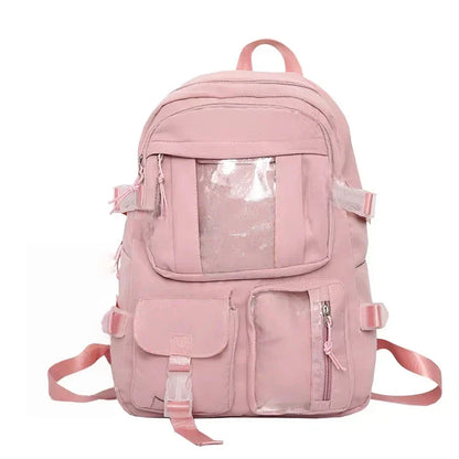 Girl's large capacity backpack, unique and cute student backpack