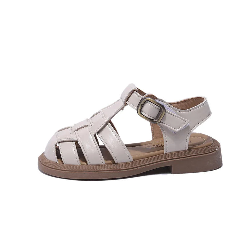 2025  New Summer Princess Sandals For Women's Kids Soft Sole Roma Single Shoes Children's Fashionable Outdoor Footwear