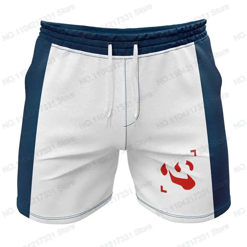 Hunter Cartoon Anime Rash Guards Surfing Jersey Beach Shirts Swimwear Diving Gym Shorts MMA BJJ Men Jiu Jitsu Fitness Sets