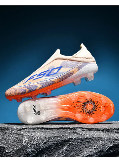 New Men Football Boots High-quality Soccer Shoes Sneakers Match Indoor Non-Slip Grass Cleats Mid-top Light Hot-selling Outdoor