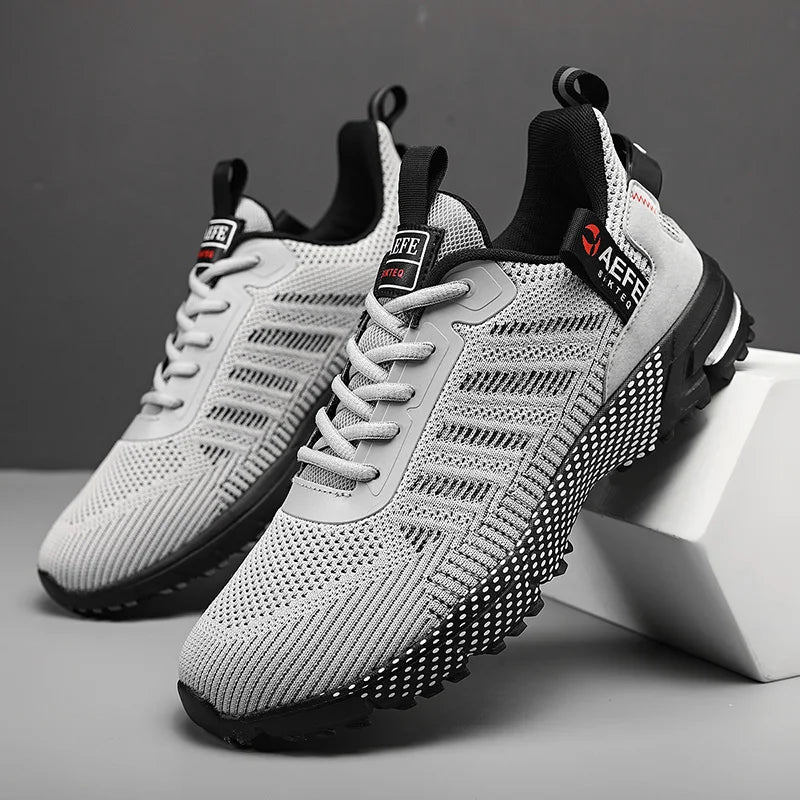 Men Running Shoes Breathable Outdoor Sports Shoes Lightweight Sneakers for Men Comfortable Athletic Training Footwear