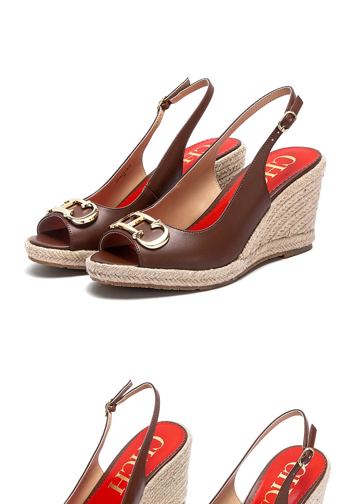 Women's Sandals Summer New Wedge Fish Mouth High Heel Open Toe Platform Summer Formal Shoes 8.5cm