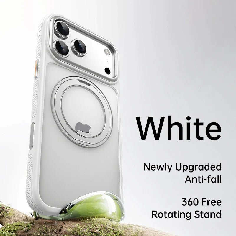 Magnetic 360 Degrees Rotating Ring Holder Case For iPhone 17 Pro Max / 17 Air