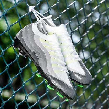 Men's Sports Football Shoes Fg/Ag Long Nail Adult Artificial Grassland Durable Training Specific Shoes High-Tops Non Slip Shoes