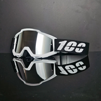 100 Motorcycle Goggles Cycling Glasses Outdoor Off-Road Ski Outdoor Sport MX ATV Dirt Bike Racing Motocross
