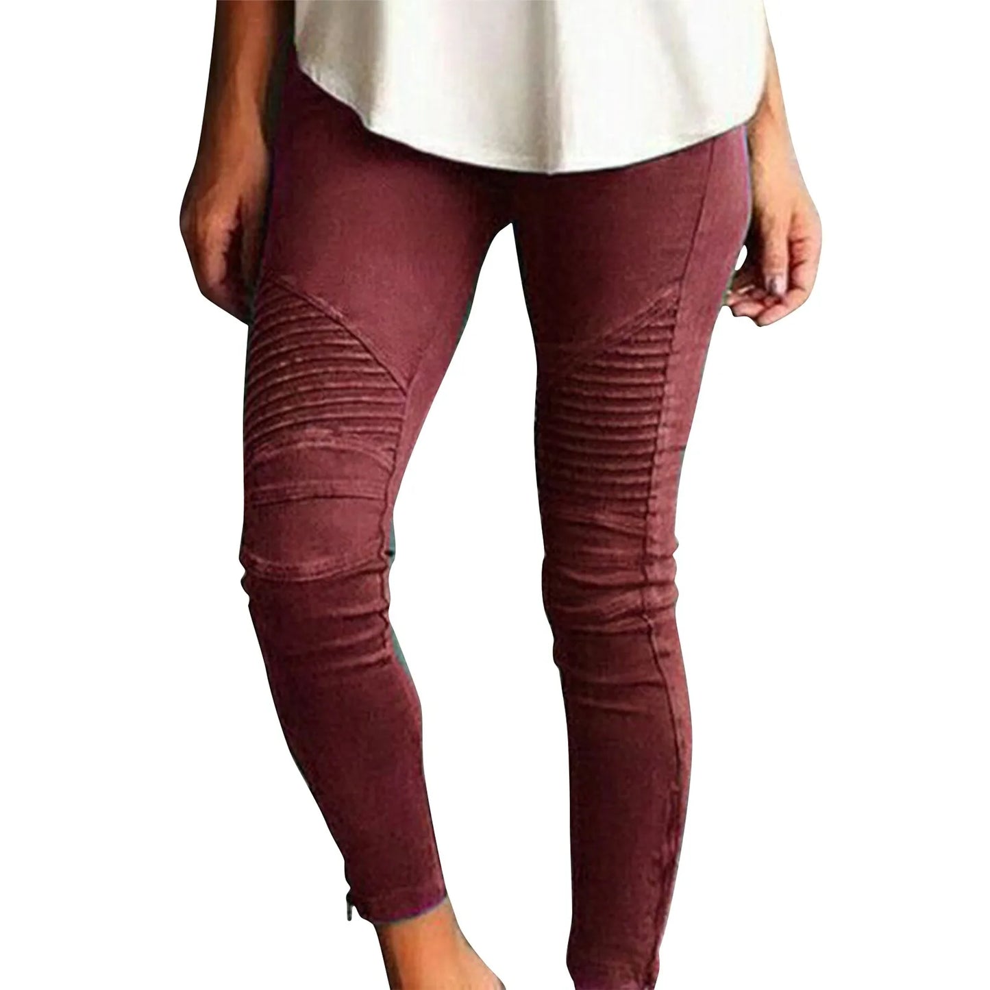 Women's Pants Casual Slim Pencil Pants High Waisted Jeans