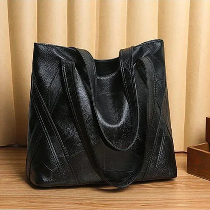 PU Zipper High Quality Women's Shoulder Bag 2024 Soft Faced  Large Capacity Fashionable Commuting Women's Shoulder Bag