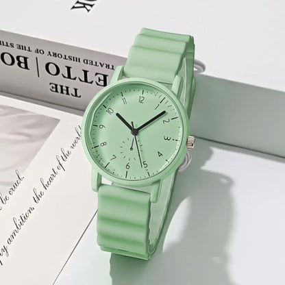 Fashion Jelly Color Women Watch Creative Wave Shaped Silicone Strap Quartz Wristwatch Girls Clock Gift Relogio Feminino Reloj