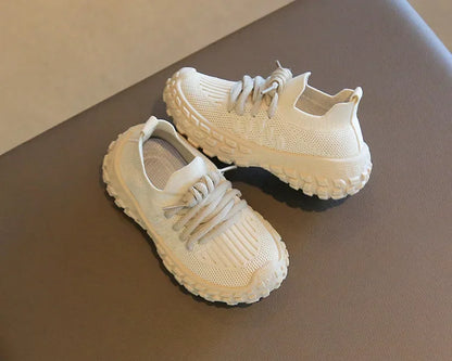 Sport Running Soft Casual Breathable Spring Autumn Baby Boys Girls Bottom Non-Slip Kids Sneakers Children Shoes