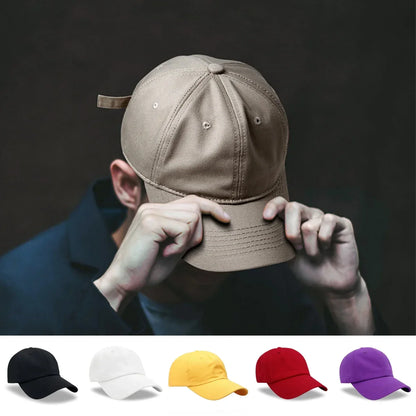 Custom Logo Hat For Women Men Soft Top Cotton Baseball Cap Adult Outdoor Adjustable Dad Hats Snapback Hat Summer Sports Sun Cap