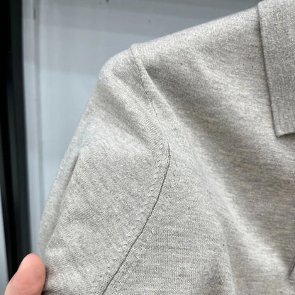 Men's Long Sleeve Fashion Casual Polo, Shirt Collar Pullover Sweater. Business Sweater T-shirt Golf Spring & Autumn Wool