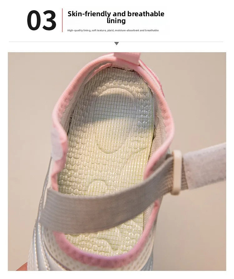 New Spring New Children Casual Shoes for Girls Non-Slip Breathable Casual Toddler Footwear Shoes for Daily Wear Soft Comfortable