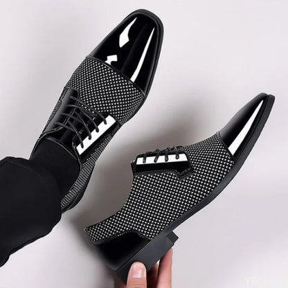 Large Size Fashionable Men's Office Formal Shoes, Low Cut Daily Comfortable Pointed Multifunctional Men's Wedding Shoes 2026