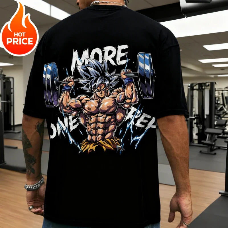 Super Saiyan Son Goku Gym Vintage Harajuku Anime Dragon Ball Men Summer T-Shirt Loose Women Streetwear Casual Short Sleeve Tee