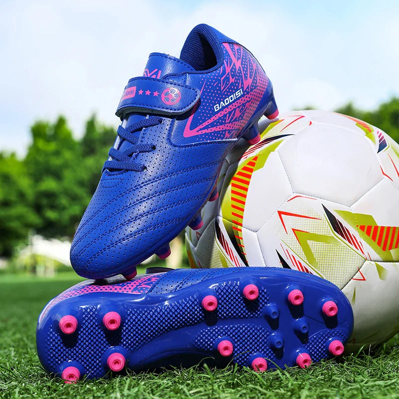 New Kid Soccer Shoes Match Non-Slip Professional Match Boys Outdoor Football Boots Comfortable Sneakers Sports Shoes Unisex